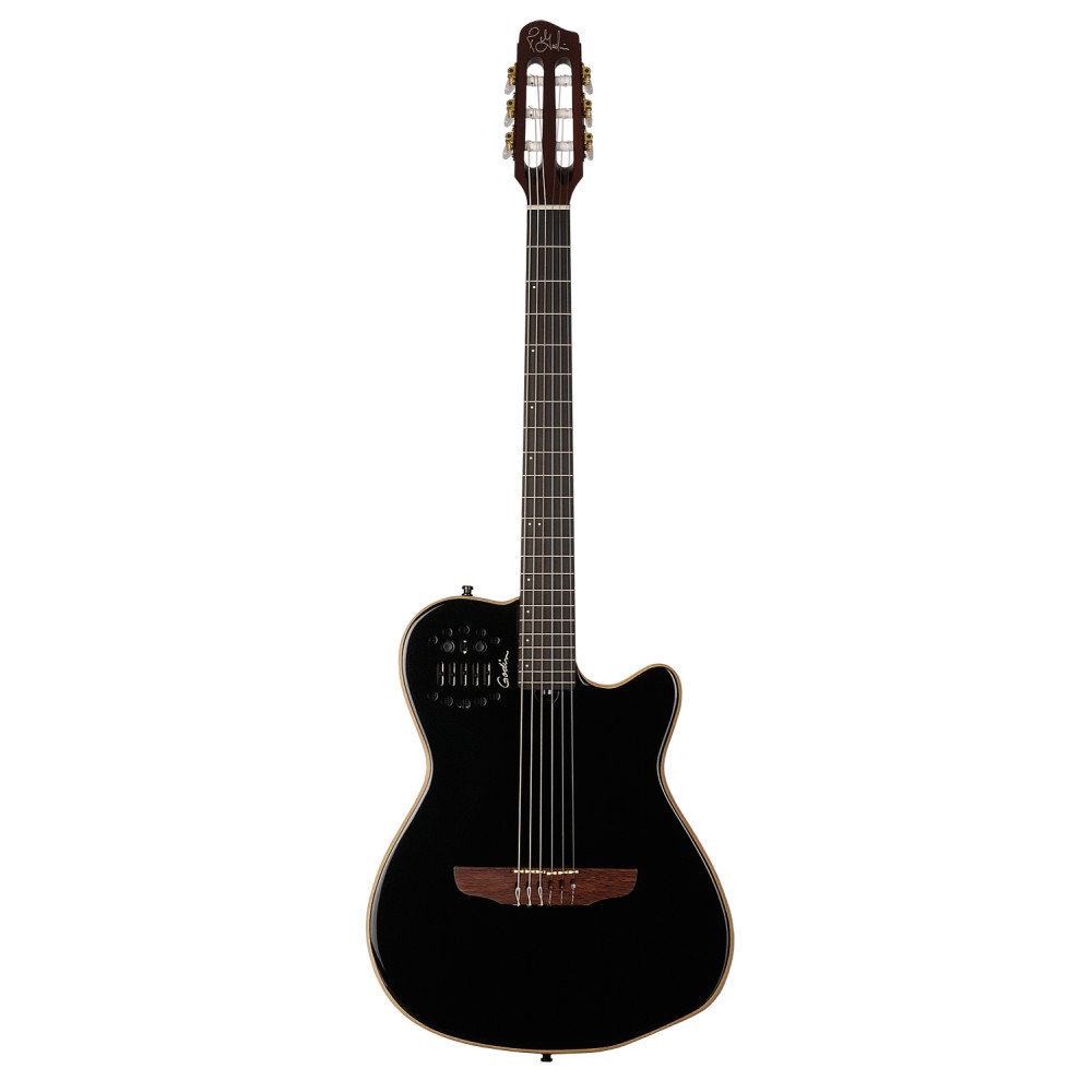 elektroakustická midi kytara,GODIN ACS-SA SLIM Nylon Black Pearl HG,1