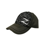 kšiltovka,ZILDJIAN Premium Black/Green Mesh Trucker Hat,1