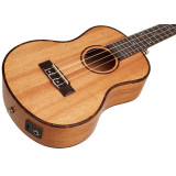 elektroakustické ukulele,CASCHA HH 2048E Tenor Mahogany Ukulele Set EQ,3