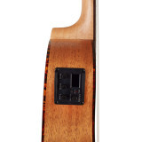 elektroakustické ukulele,CASCHA HH 2048E Tenor Mahogany Ukulele Set EQ,4