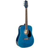 dětská akustická kytara,STAGG SA20D 3/4 BLUE,1