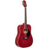 akustická kytara,STAGG SA20D RED,1