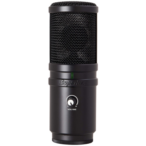 usb kondenzátorový mikrofon,SUPERLUX E205UMKII Black,1