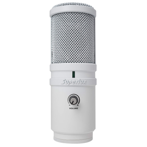 usb kondenzátorový mikrofon,SUPERLUX E205UMKII White,1