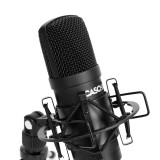 usb kondenzátorový mikrofon,CASCHA Studio USB Condenser Microphone Set,1